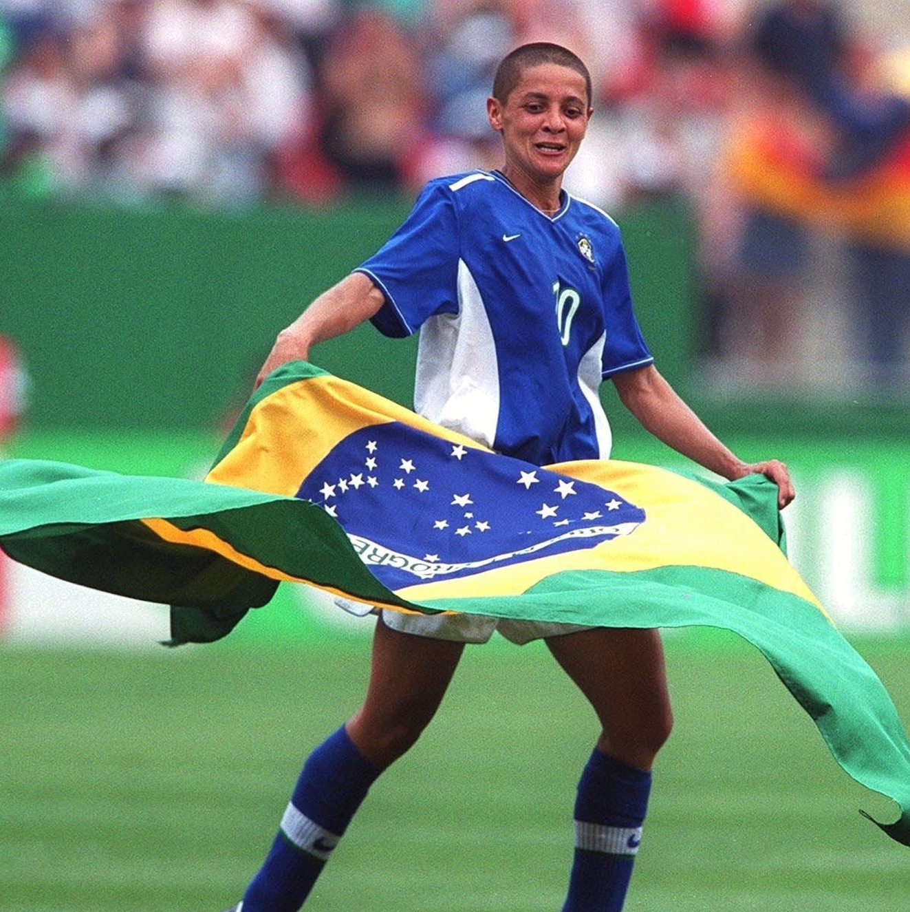 Sissi em registro de sua trajetória no futebol