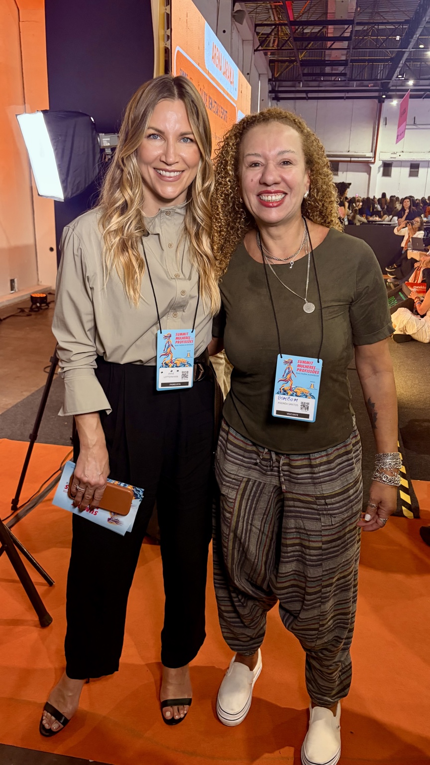 Anne Lottermann e Andréa Bombom Maggiora no Summit