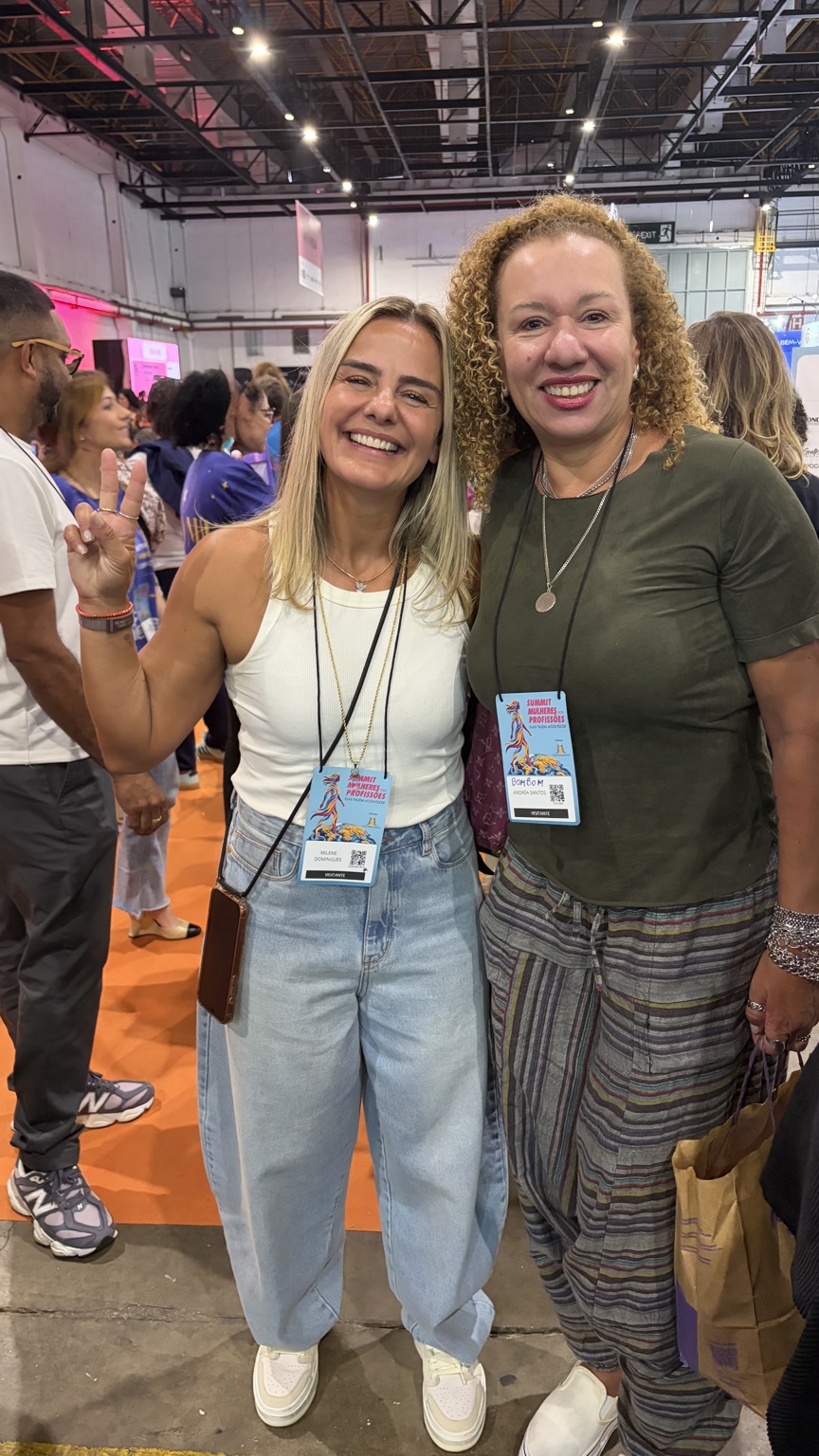 Milene Domingues e Andréa Bombom Maggiora no Summit